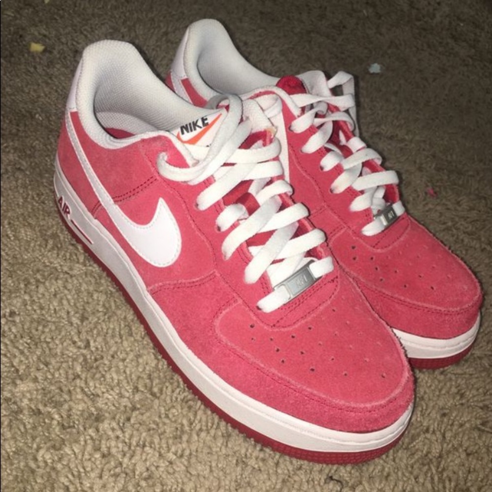 Red NIKE sneakers